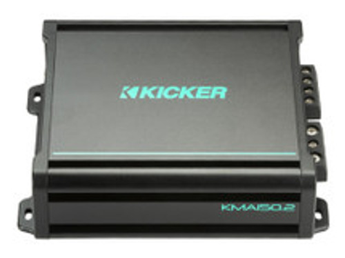 Kicker 48KMA1502 2-Channel Marine Amplifier - 75 Watts RMS x 2