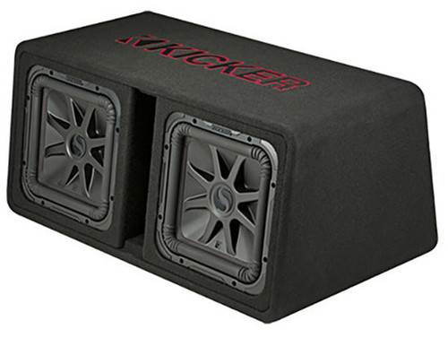 Kicker 45DL7R122 1200W Dual 12" Solo-Baric L7R Enclosure - 2 Ohm