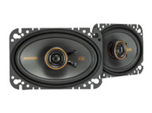 Kicker 51KSC4604 KS Series 4"x6" 75W RMS 2-Way Car Speakers