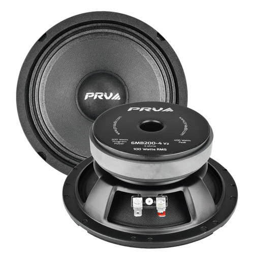 PRV Audio 6MB200-4 V2 6" Mid bass Loudspeaker  - 4 Ohms (Sold Individually)