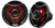 JVC CS-DR620MBL 6.5" Marine Speakers with Built-in LED Lights - Black