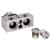 Skar Audio SK-BATTERMS1 2 x 0/4 Gauge and 2 x 8/10 Gauge (+/-) Top Post Heavy Duty Positive and Negative Battery Terminals