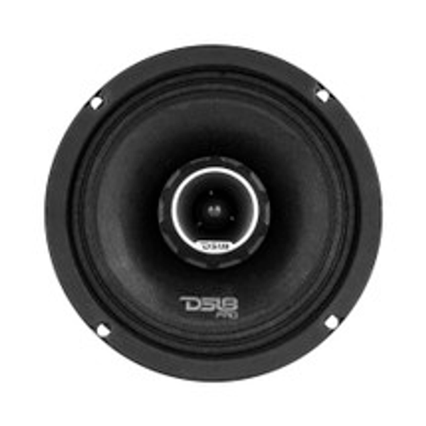 DS18 PRO-ZT6 6.5" Water Resistant Mid-Range Loudspeaker with Built-in Bullet Tweeter and Grill 225 Watts RMS - 4 Ohm