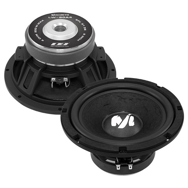 Deaf Bonce LW-80A4 Machete 8" 100W RMS Midbass Speaker (Pair) - 4 Ohm