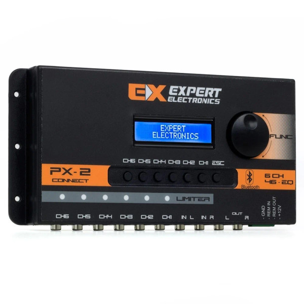 Expert Electronics PX2 Connect Bluetooth 6-Channel Equalizer Digital Audio Processor