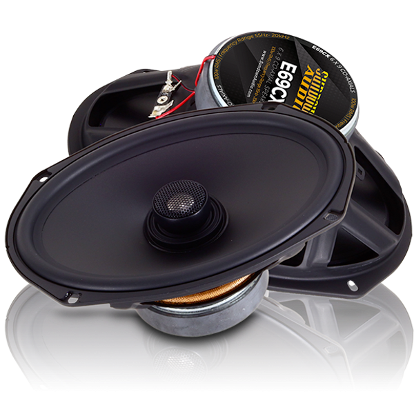 Sundown Audio E-69CX 6x9" 100W RMS Coaxial Speakers