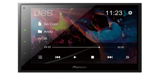 Pioneer DMH-342EX 6.8" Capacitive Touchscreen Digitial Media Receiver