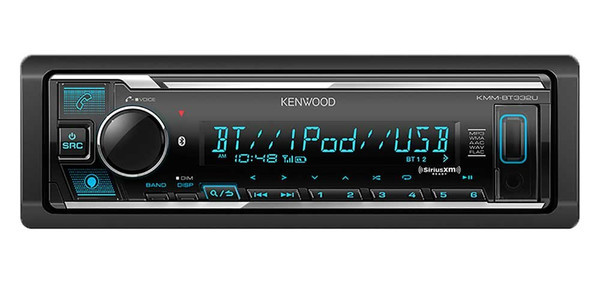 Kenwood KMM-BT332U Single DIN In-Dash Digital Media Receiver with USB & Aux