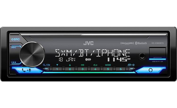 JVC KD-X380BTS Single DIN In-Dash Digital Media Receiver