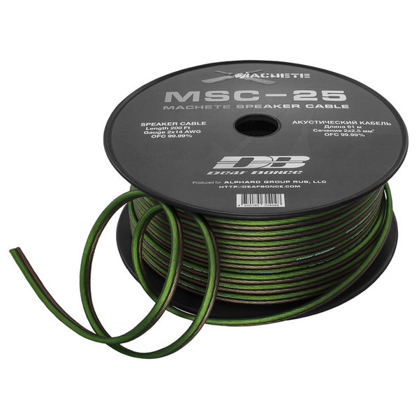 Deaf Bonce Machete MSC-25 14 Gauge OFC Speaker Wire