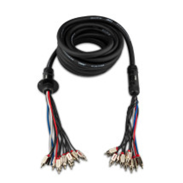 DS18 MDSA10/4.30FT Snake, Medusa 10 Channel RCA and 4 x 12GA OFC Power Wire 30 Feet