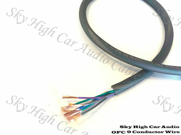 Sky High Car Audio OFC 9 Core Wire - Per Foot