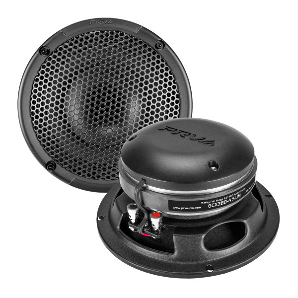 PRV Audio 6CX380-4 SLIM 6.5" 380W RMS 2-Way Full-Range Pro Audio Coaxial Speaker
