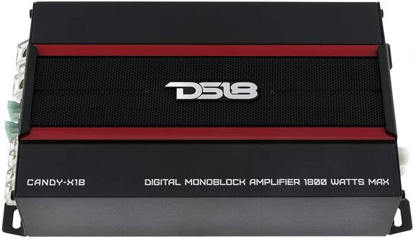 DS18 CANDY-X1B 1,800W Max Class D Monoblock Amplifier