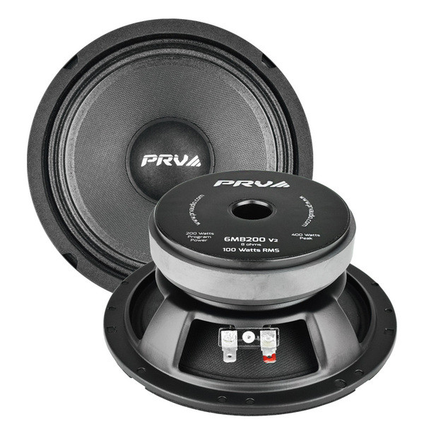PRV Audio 6MB200 V2 6" Mid Bass Loudspeakers - 8 Ohms (Sold Individually)