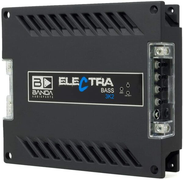 Banda Electra 3k2 One Channel 3000 Watts Max 2 Ohm Car Audio Amplifier