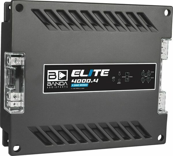 Banda Elite 4000.4 4000w 2 ohms 4 Channel Amplifier Car Audio