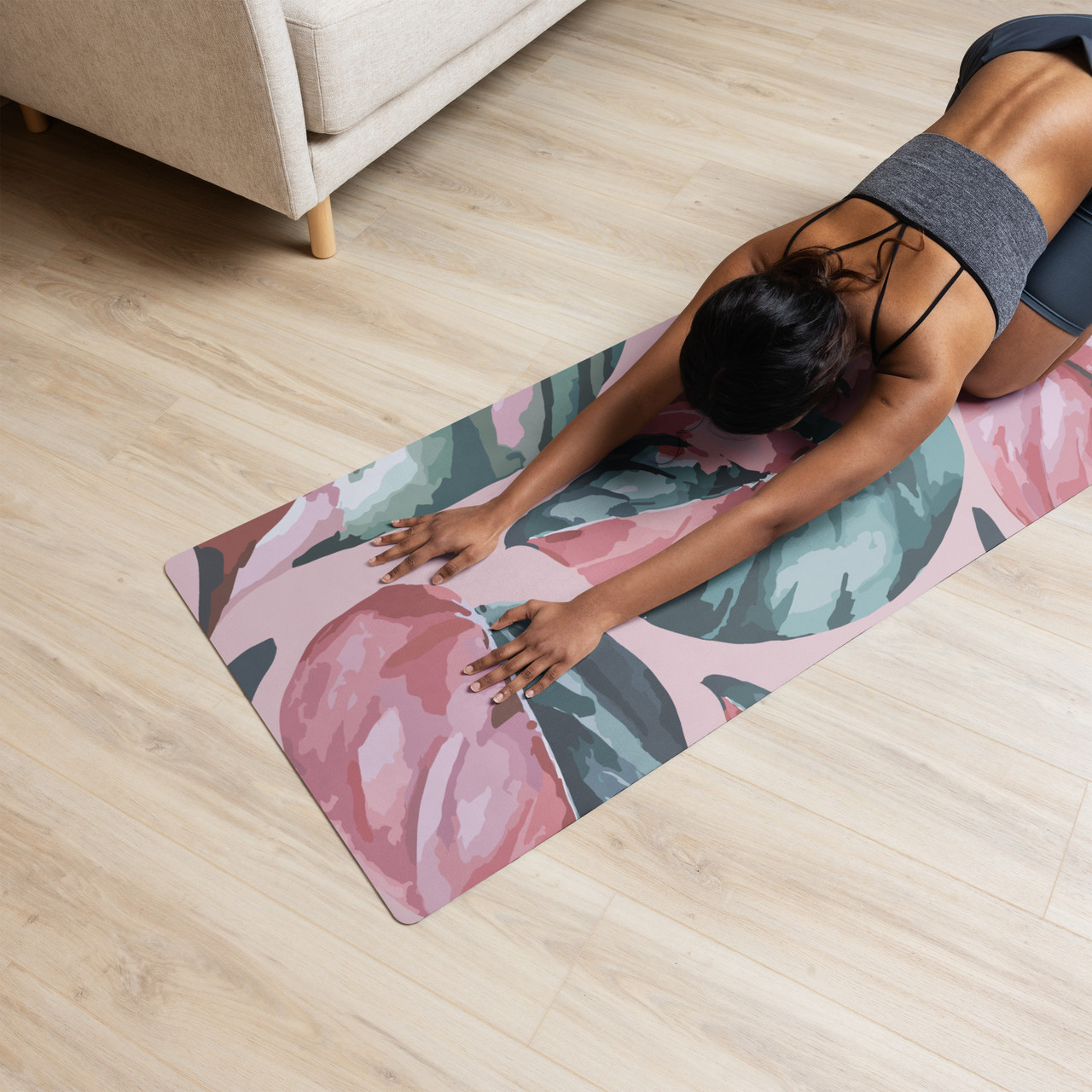 Pink Princess Philodendron Yoga Mat | Plant Addicts