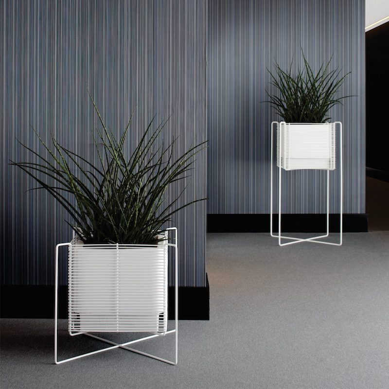 Lin Tall Planter Pot (Size: 17'', Color: Lead)