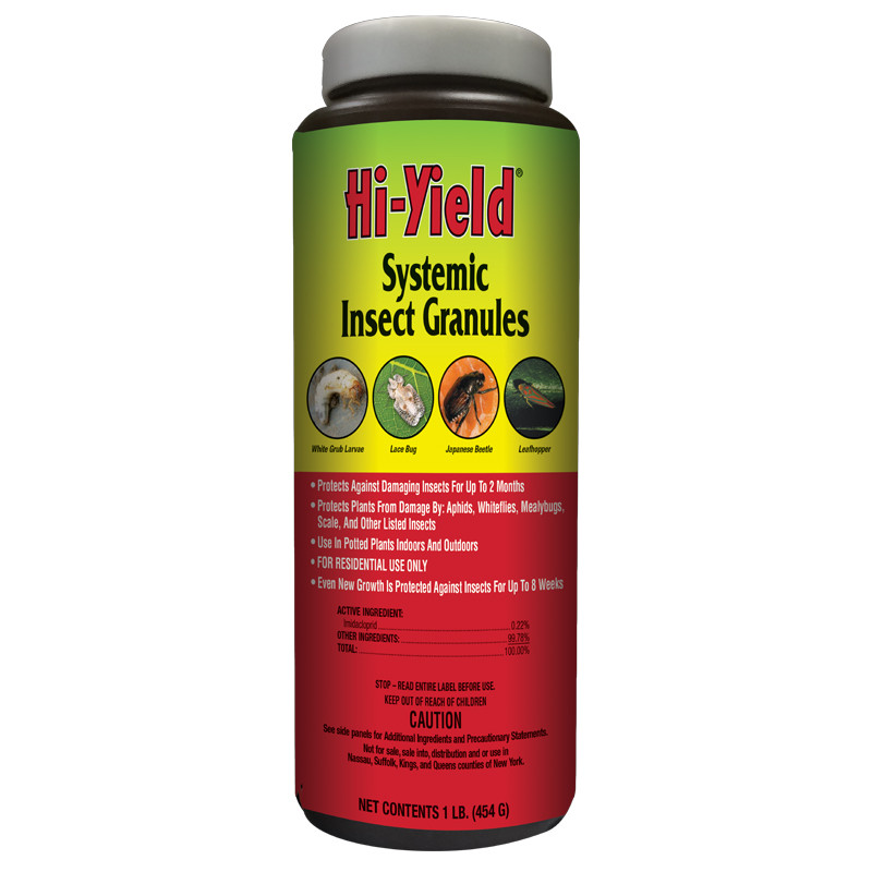 Hi yield systemic insect granules plant addicts