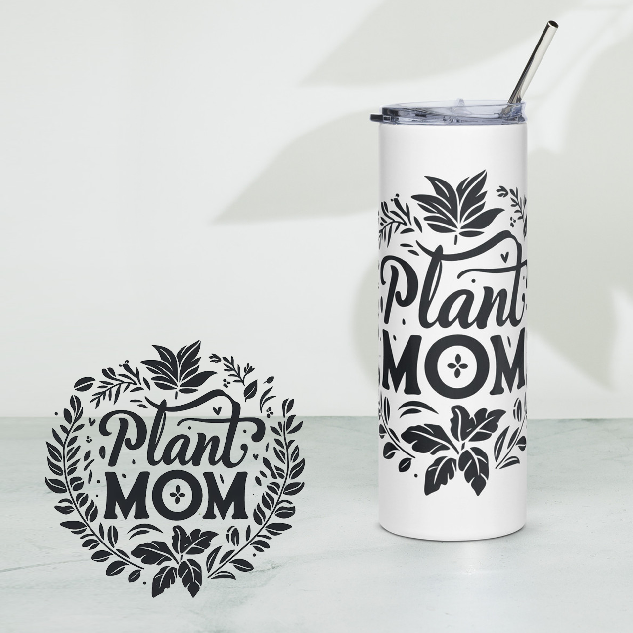 Plant Mom Stainless Steel Tumbler | Plant Addicts