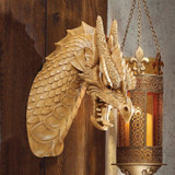 Head of the Beast Dragon Wall Sculpture