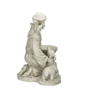 St. Francis Feeds the Animals Garden Statue | Plant Addicts