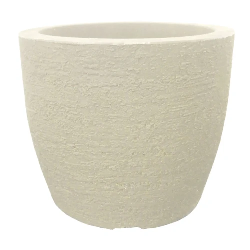 European Round Planter white