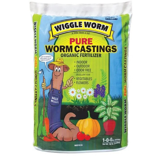 Wiggle Worm pure worm castings bag