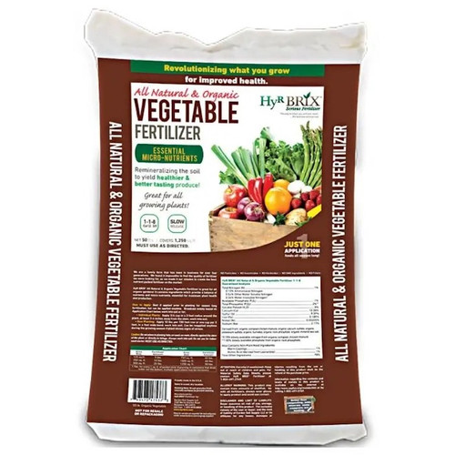 Vegetable fertilizer bag front
