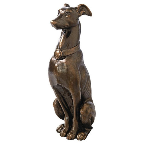 Greyhound Sentinel Cast Iron Dog Garden Statue