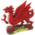 The Red Welsh Dragon Monument-Sized Statue Desktop