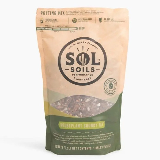 Houseplant Chunky Mix front pouch