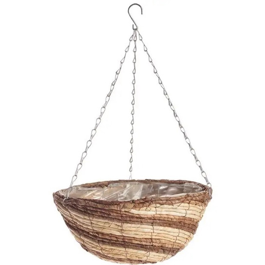Hanging Basket natural fiber hanging planter