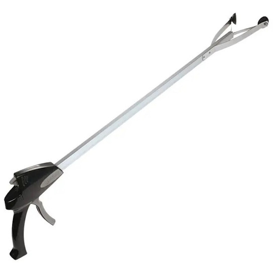 Reacher angled litter picker tool