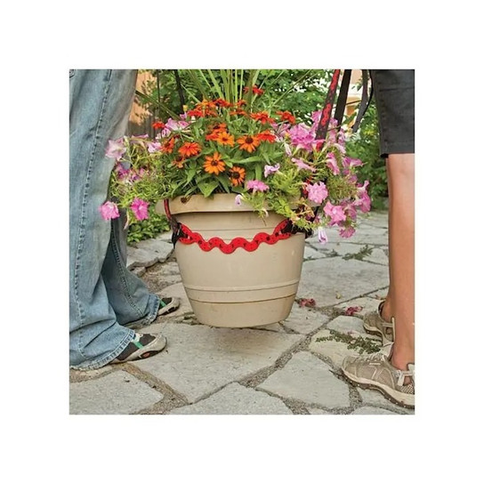 Potlift carrying large flower pot