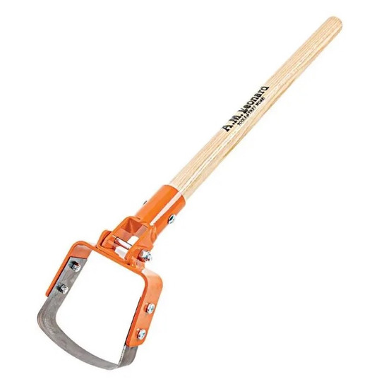Hoe orange stirrup hoe with handle
