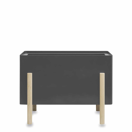 Fuse Rectangular Self Watering Planter with Stand