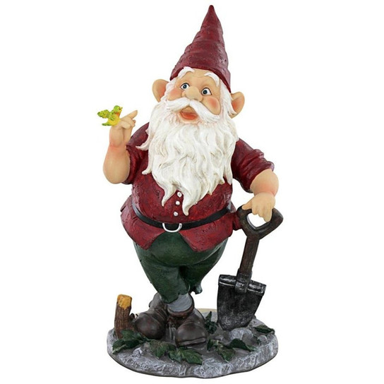 Birdy and Spader the Garden Gnome Statue
