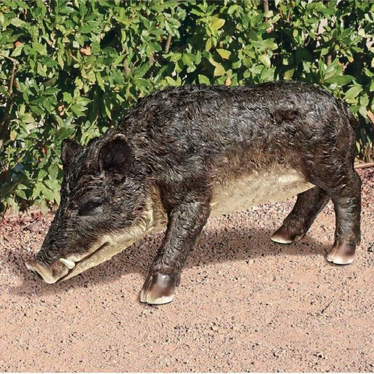 Razorback Wild Boar Statue