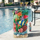 The Great Barrier Reef Glass-Topped Plant Stand With Drinks on Top