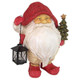 Lighting Santa's Path Whitey the Holiday Garden Gnome Statue