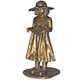 Beulah Sundress Girl Reading Bronze Garden Statue