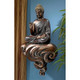 Enlightened Buddha Cloud Wall Sculpture Hung on the Wall