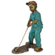 Boy Golfer Cast Bronze Garden Statues
