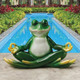 Strike a Pose Zen Yoga Frog Garden Statue