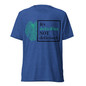 It's DeliciOsa Not DeliciosA T-Shirt - True Royal Triblend - Front View
