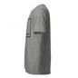 It's DeliciOsa Not DeliciosA T-Shirt - Athletic Grey Triblend - Left Side View