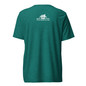 Are You A Monstera? Because You're Looking Deliciosa T-Shirt - Teal Triblend - Back View