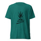 Aloe Beautiful T-Shirt - Teal Triblend - Front View